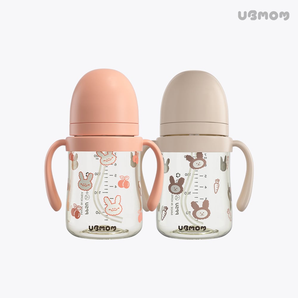 UBMOM 王牌學習杯200ml 1+1 優惠套裝 (送奶嘴2P)