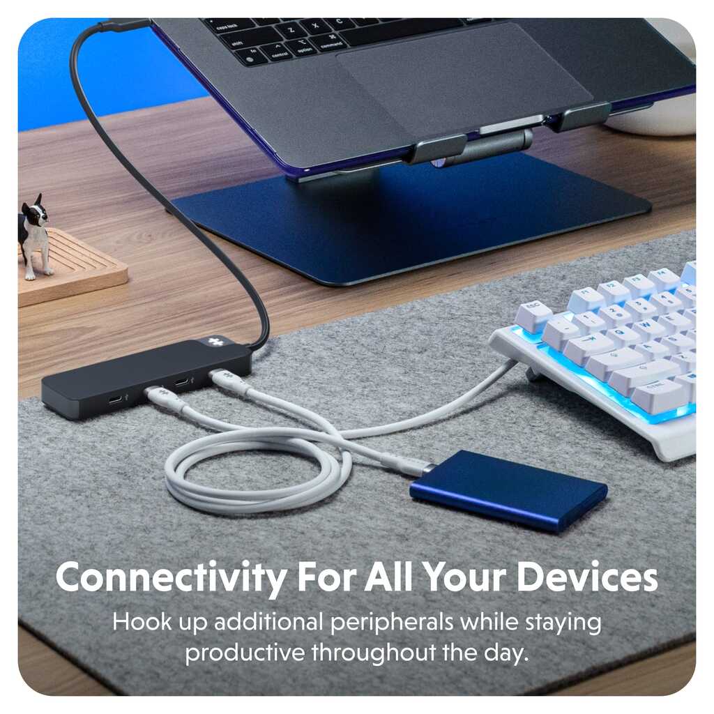 HyperDrive Flex 四合一 USB-C 集線器 HD5201BKGL