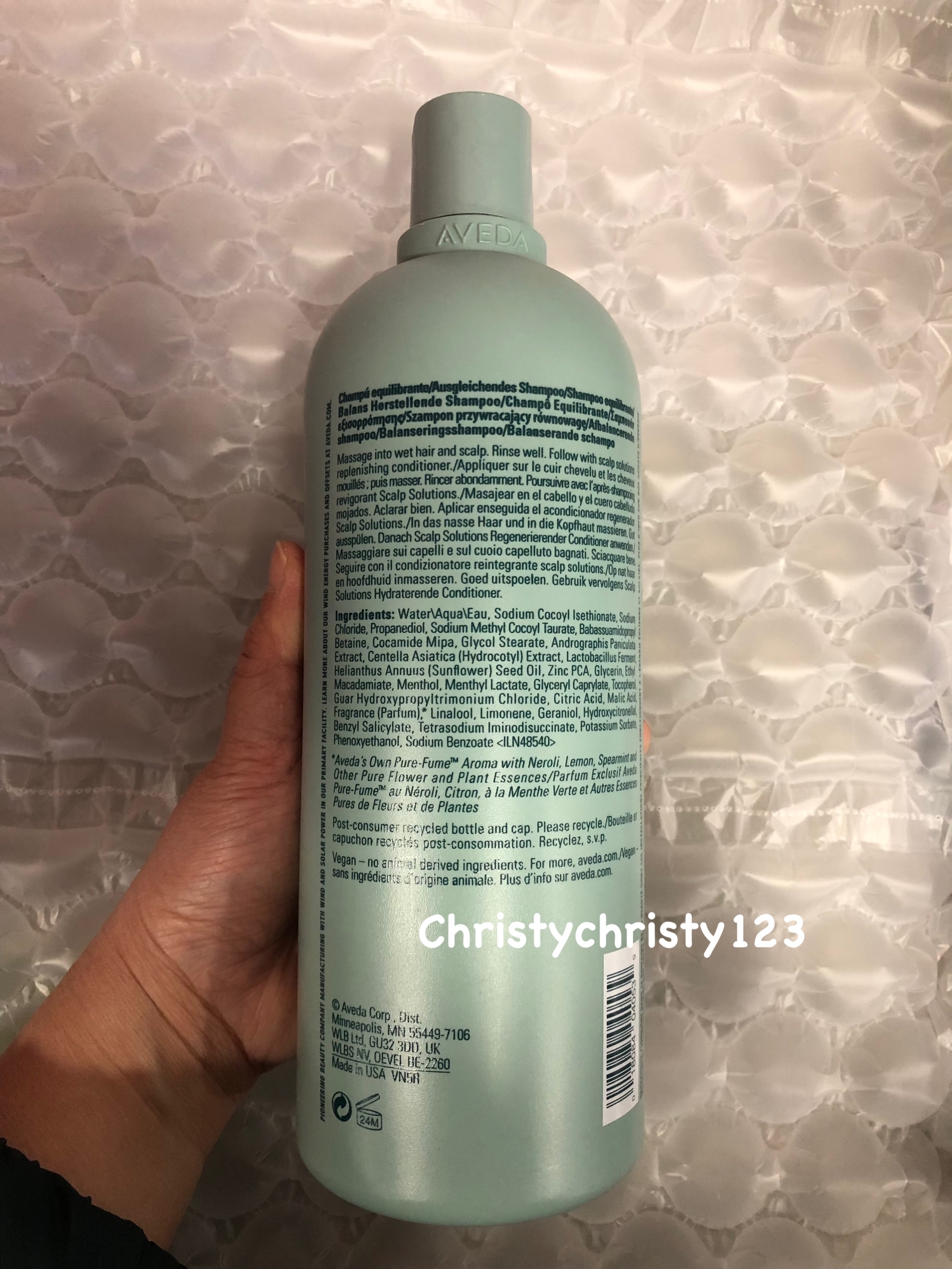 (大支 1000ml) ~AVEDA 頭皮抗衰老洗髮水 (AVEDA Scalp Solutions Balancing Shampoo) 