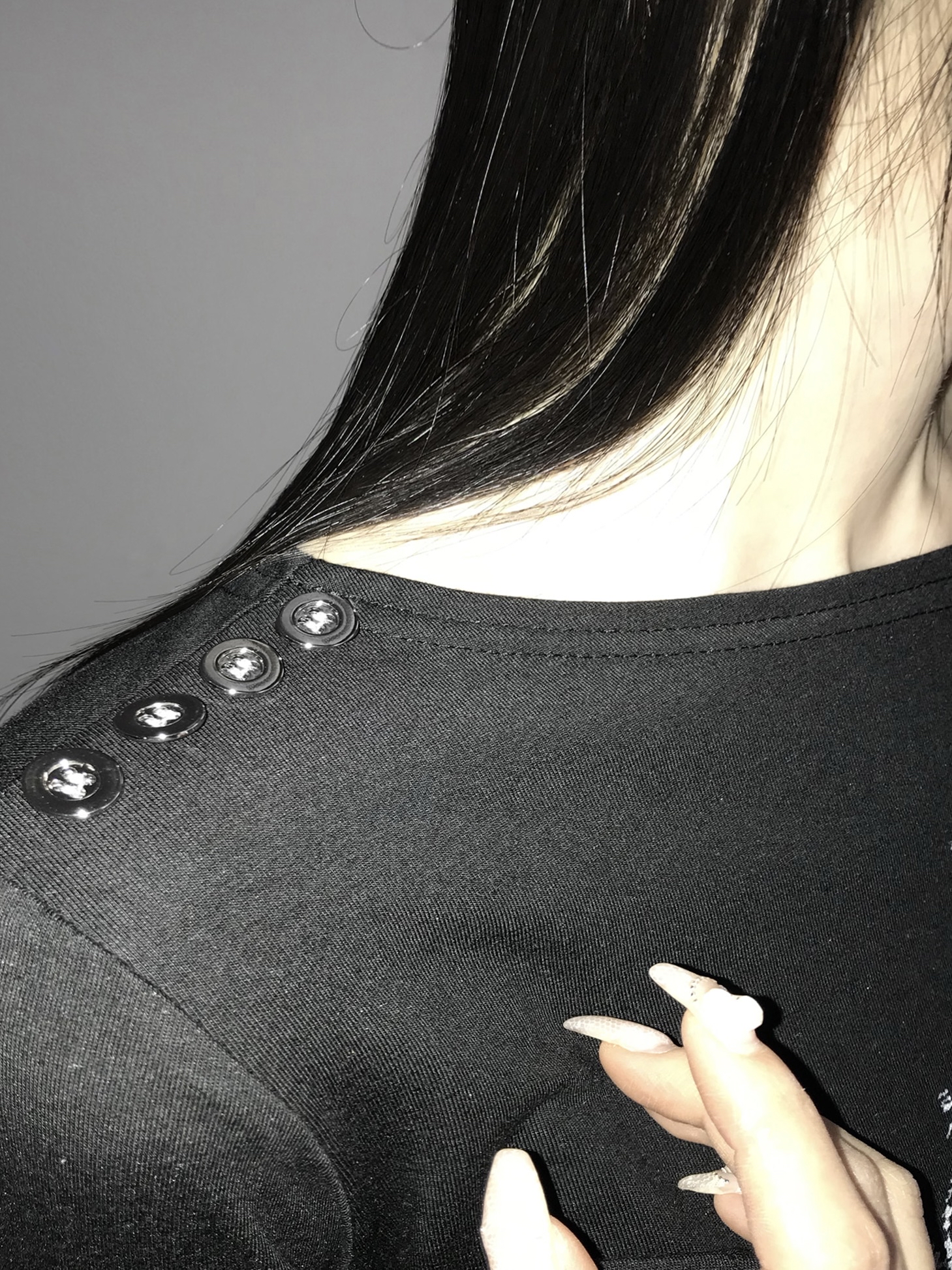 Asymmetric Gothic Cross Long Sleeve