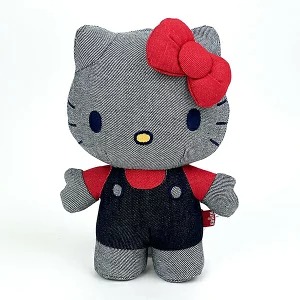 Sanrio HelloKitty EDWIN牛仔布公仔