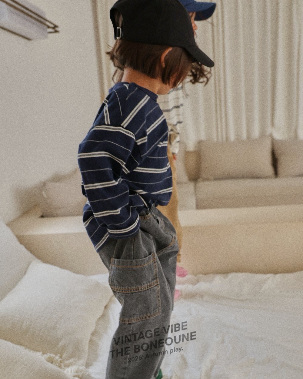 Boneoune | pocket denim pants
