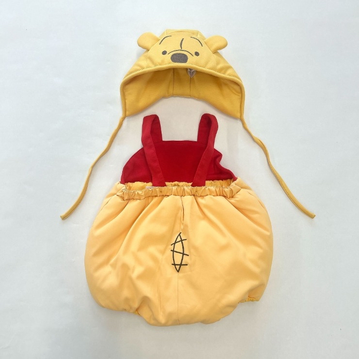 🇯🇵限量預訂 日本直送🇯🇵Just Hug Me系列Winnie the pooh小熊維尼造型吊帶包屁衣帽子套裝