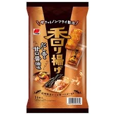 三幸製菓推出的「香り揚げ 甘口醤油味