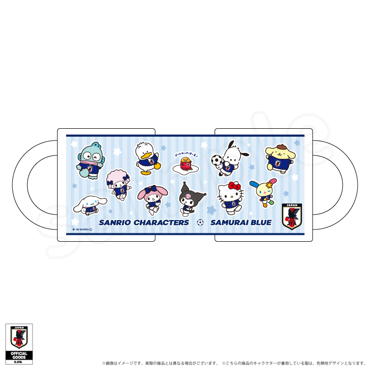 日本預訂📍日本Sanrio x 日本國家足球隊造型系列 - 陶瓷水杯 2026年8月下旬出貨