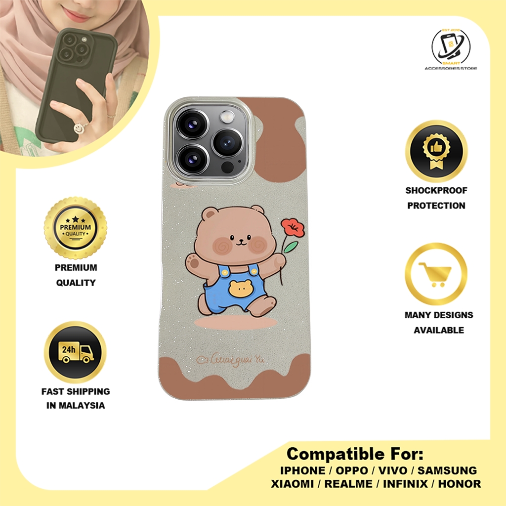 BLING CASE PHONE FOR IPHONE - DESIGN BEAR C