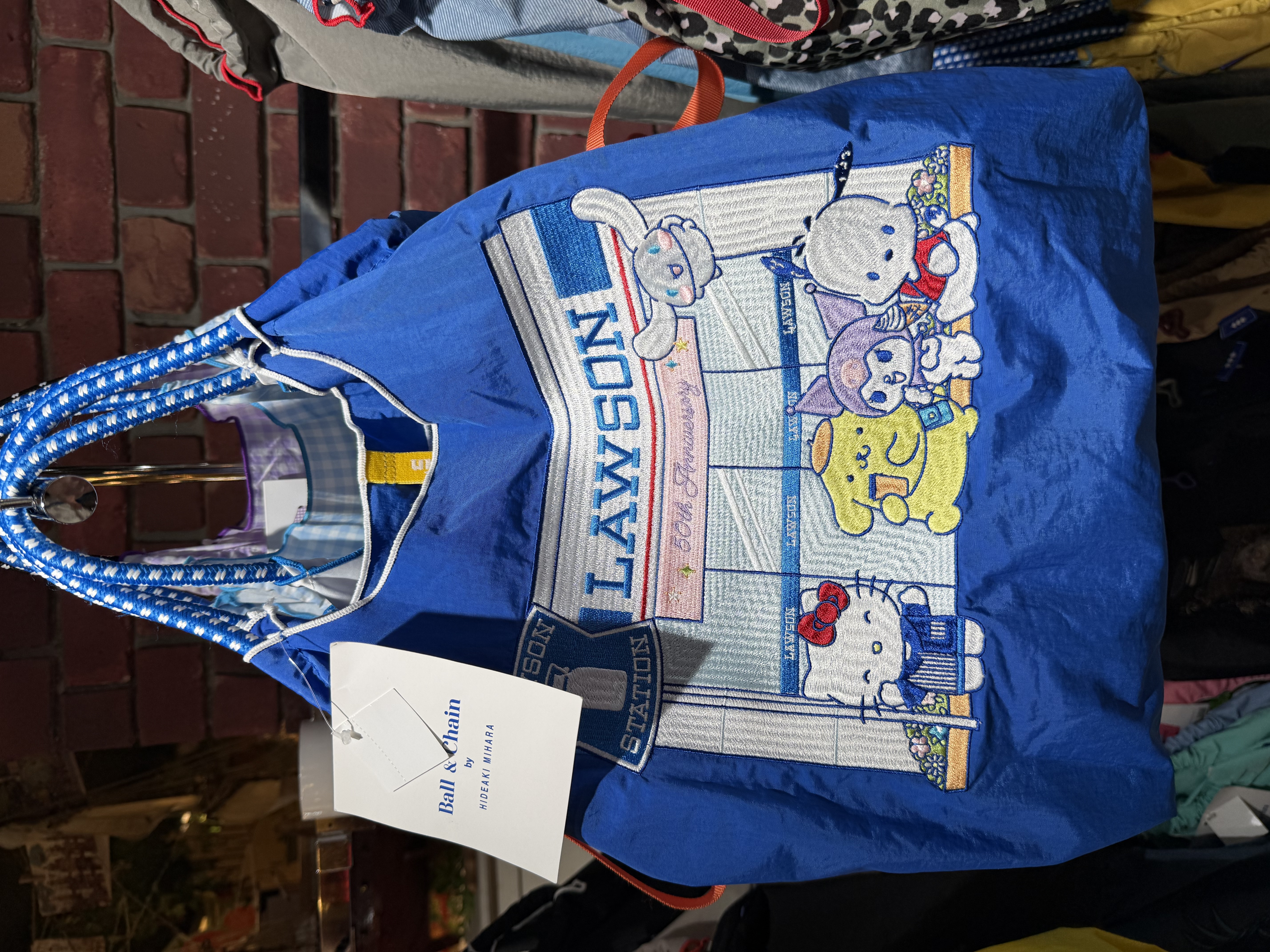 非常罕有日本直送Lawson 50周年 x Sanrio 限定Ball  and Train袋 全日本只有一間商店出售 經常斷貨