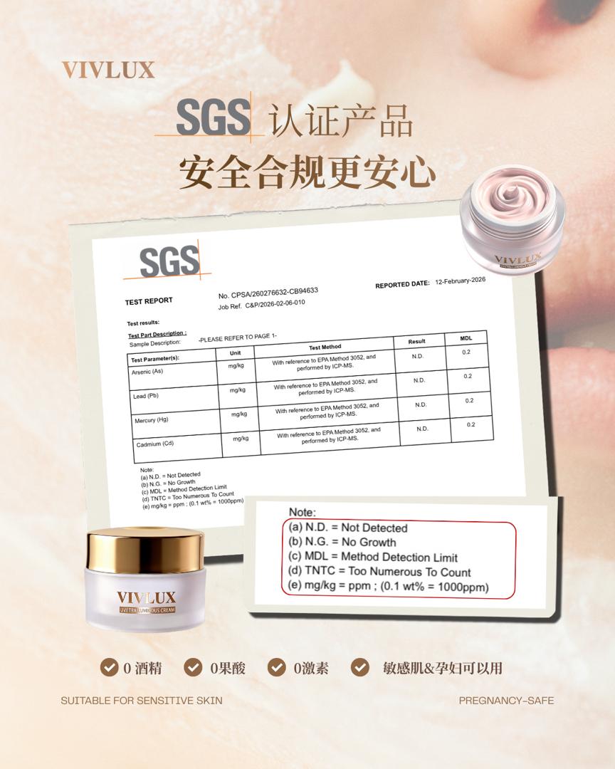 VIVLUX UVETRA LUMINOUS CREAM