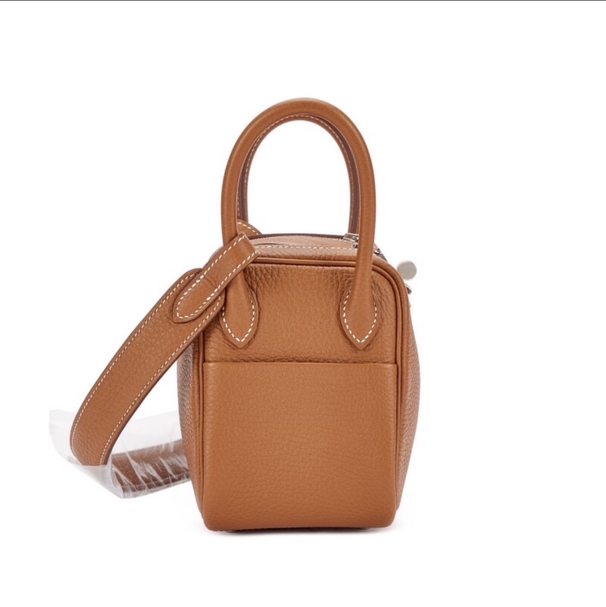 Hermes 全新🆕Mini Lindy ll Gold金棕色 TC皮 Silver buckle銀扣