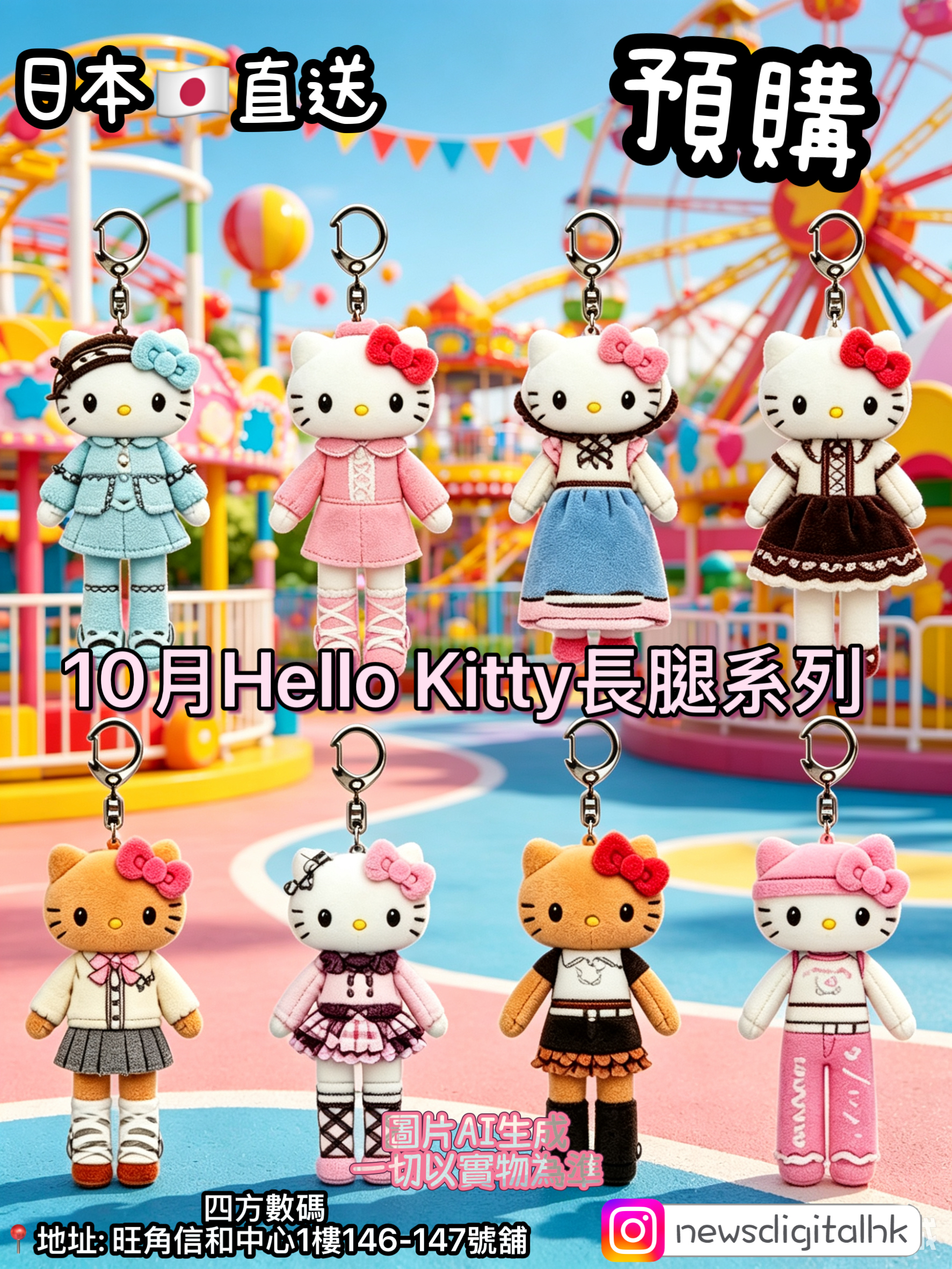 ［預購10月底到貨］日本🇯🇵直送Hello Kitty長腿系列