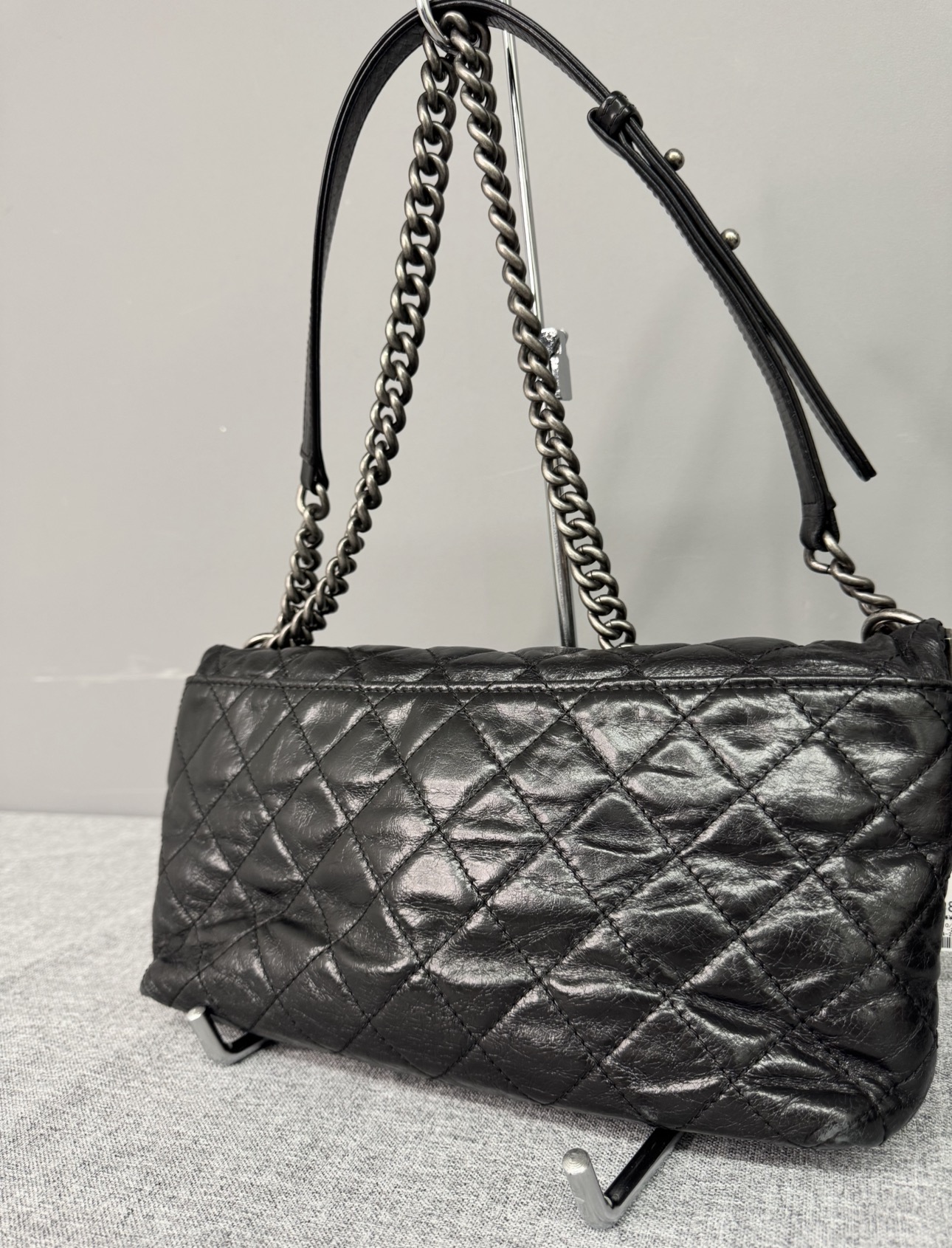 Chanel Tabatiere Foldover Kiss-Lock Bag