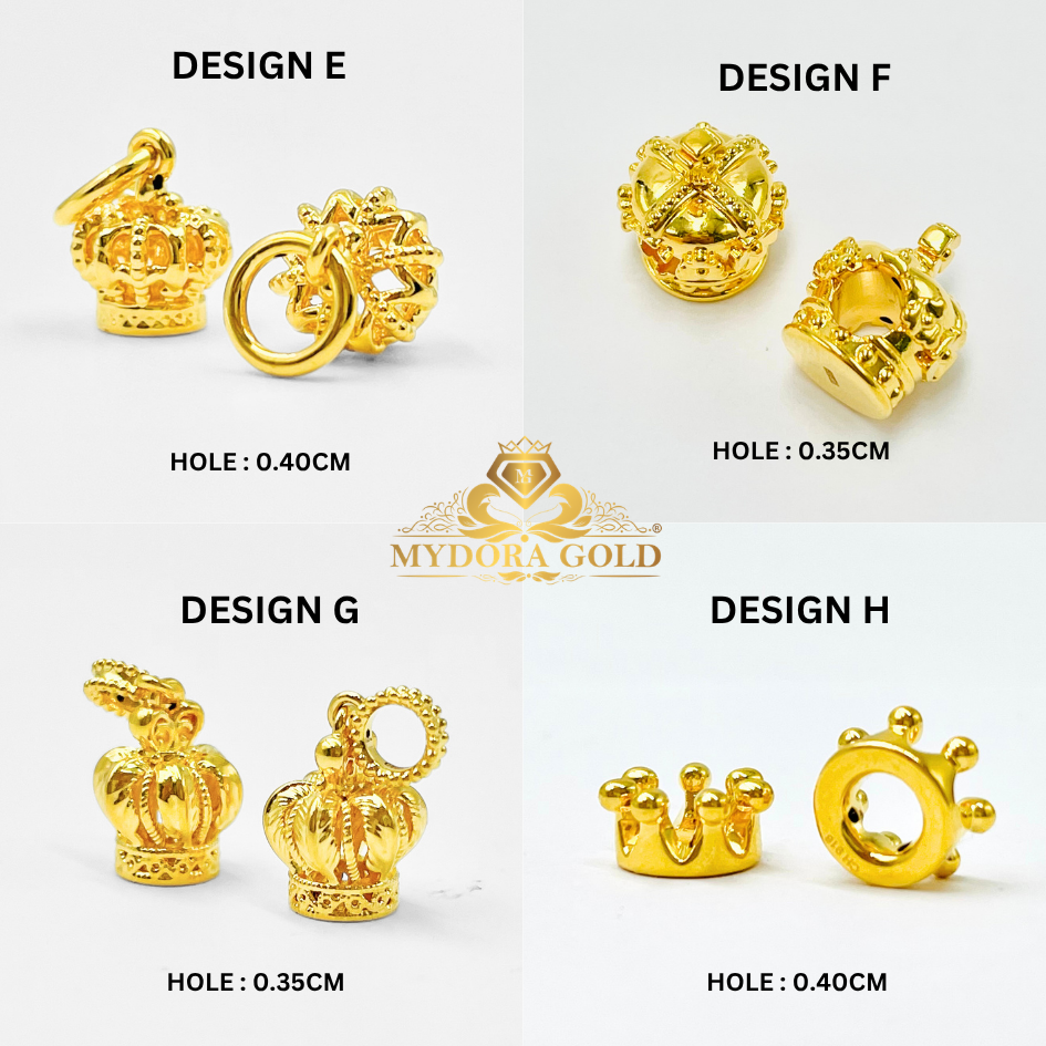 MYDORA Charm Bead Crown Series (5G) I EMAS 916/22K
