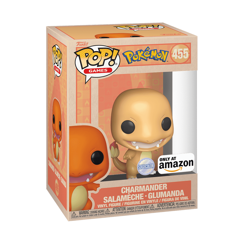 📦訂購 英國代購 Funko POP! Pokemon Charmander (Soft Color) Figure 寵物小精靈 小火龍 模型