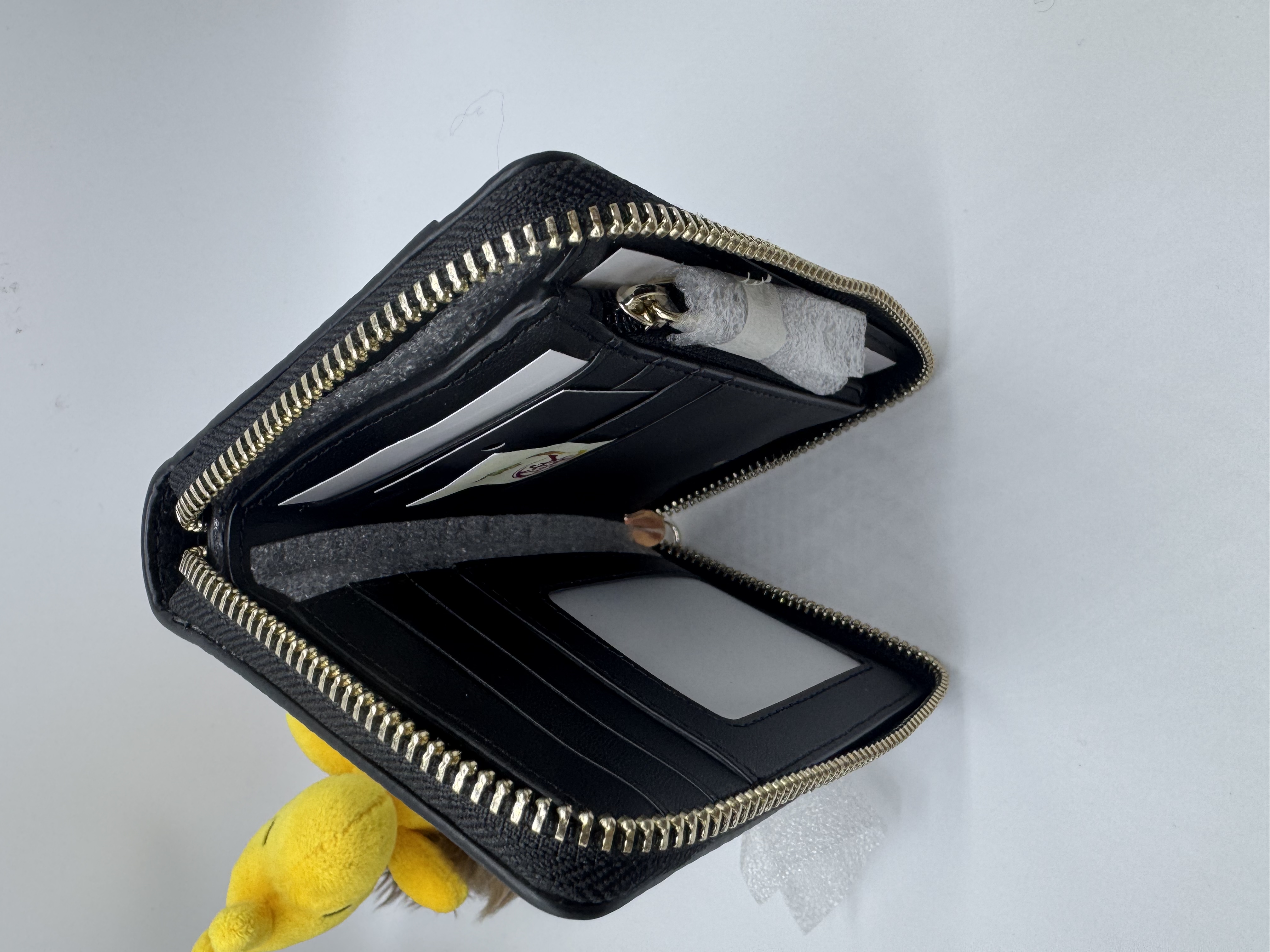 🇺🇸✈️🇨🇦黑色荔枝皮Kate Spade ♠️ New York outlet Zip Around 中Size 銀包👛現貨😎