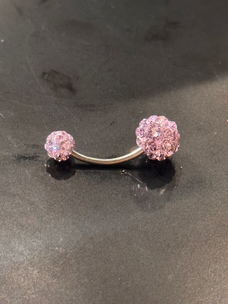 Crystal Sparkle Belly Button Ring