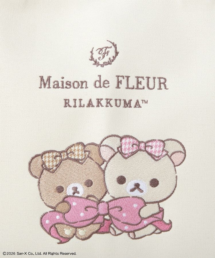 🎀【預訂】Maison de FLEUR × RILAKKUMA 2way Tote Bag 