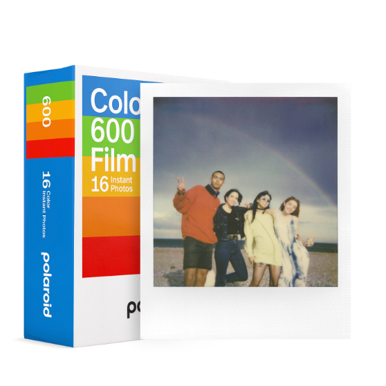 寶麗來 Color 600 Film 彩色即影即有相紙 [ 白色相框 ] 相容 i-Type 相機 (雙包裝 16 張相紙 ) 