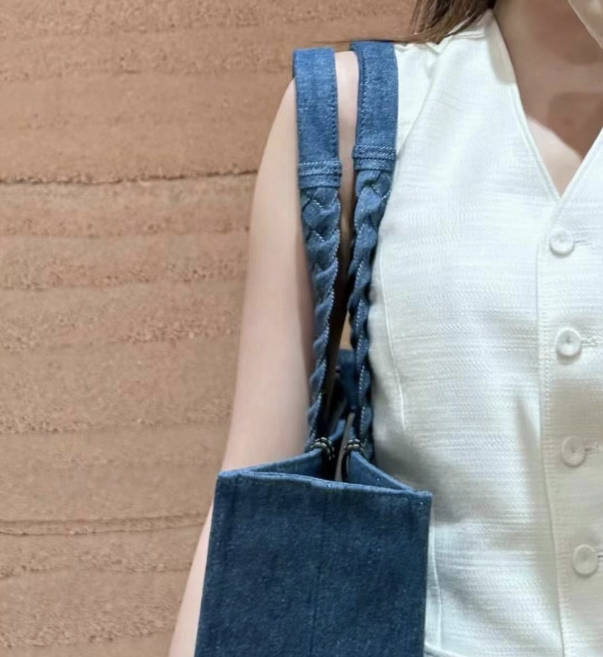 Chloe Woody牛仔中號Totebag 