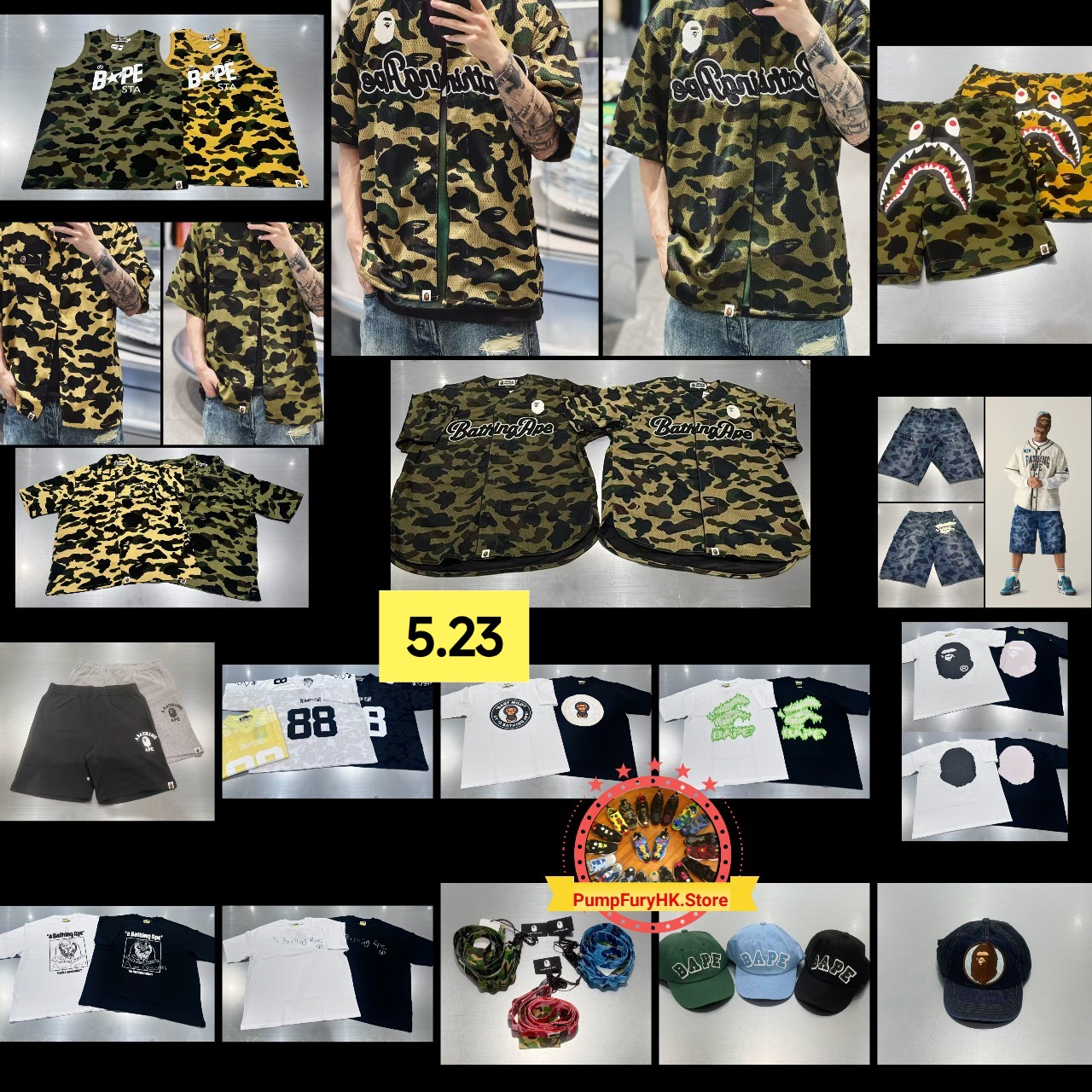 5.23 BAPE SS26 Collection **MESSAGE FIRST/先查詢貨存**  