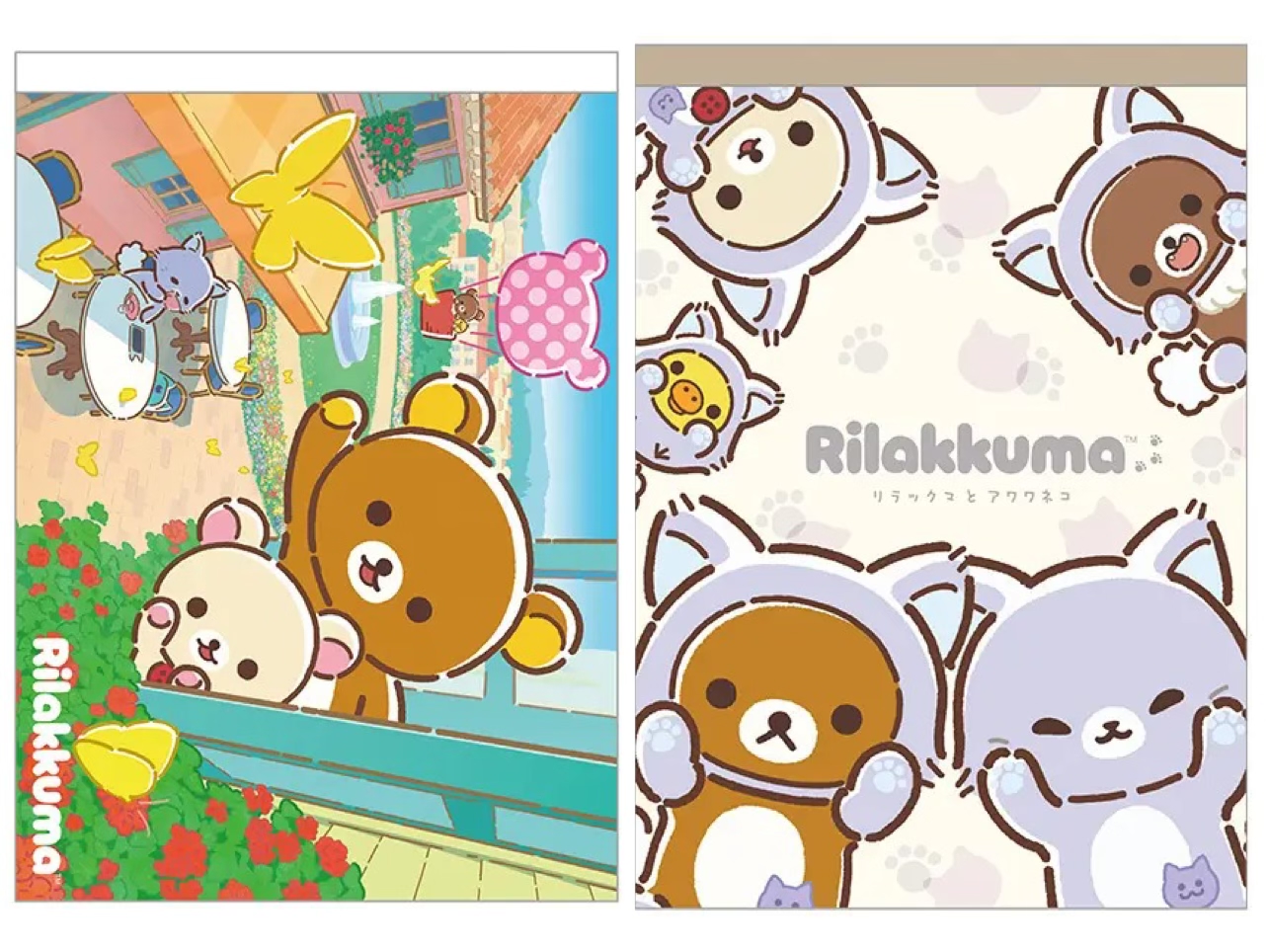 RK 日版 鬆弛熊 泡泡貓系列 MEMO PAD(全2款)