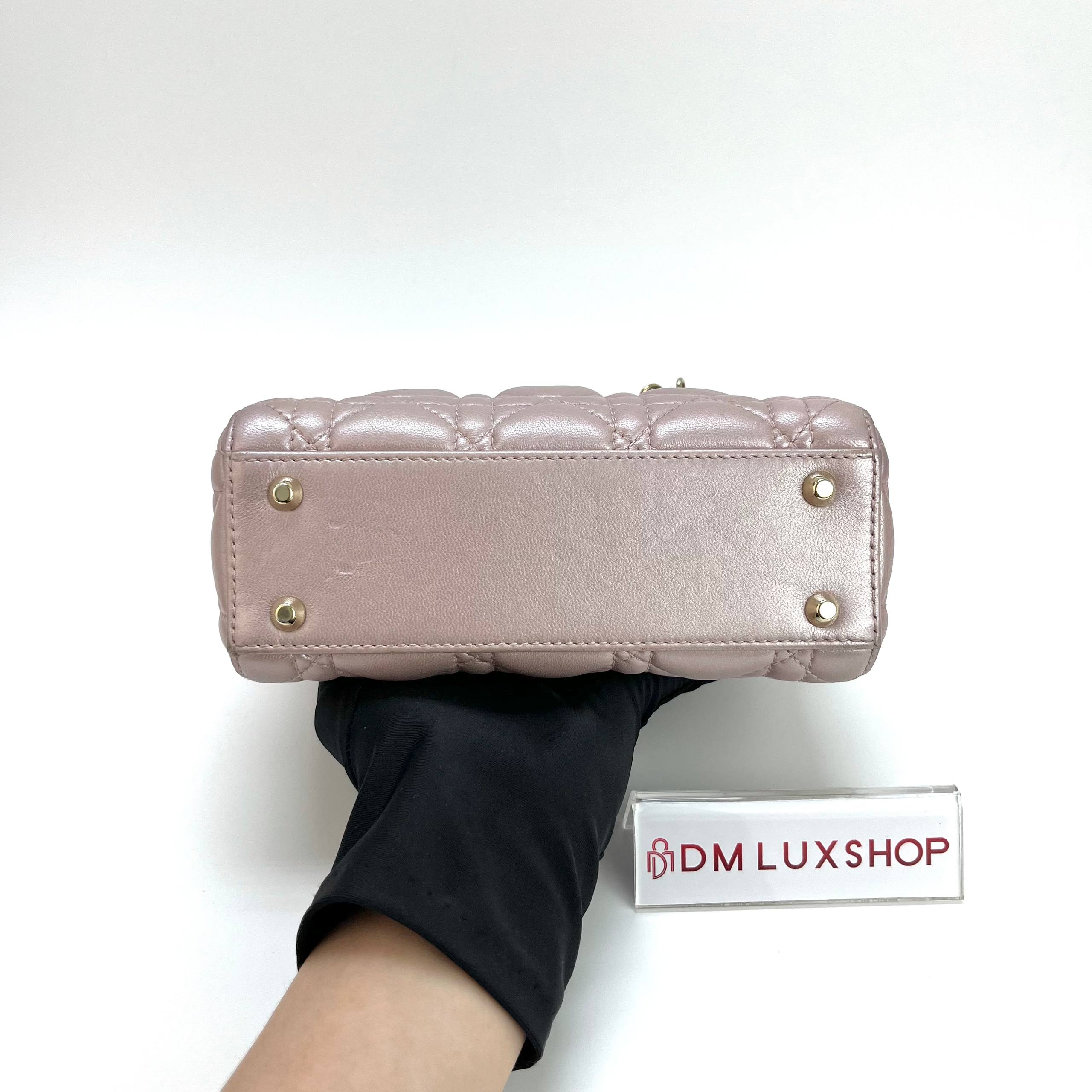 Dior Mini Lady Dior Light Pink GHW