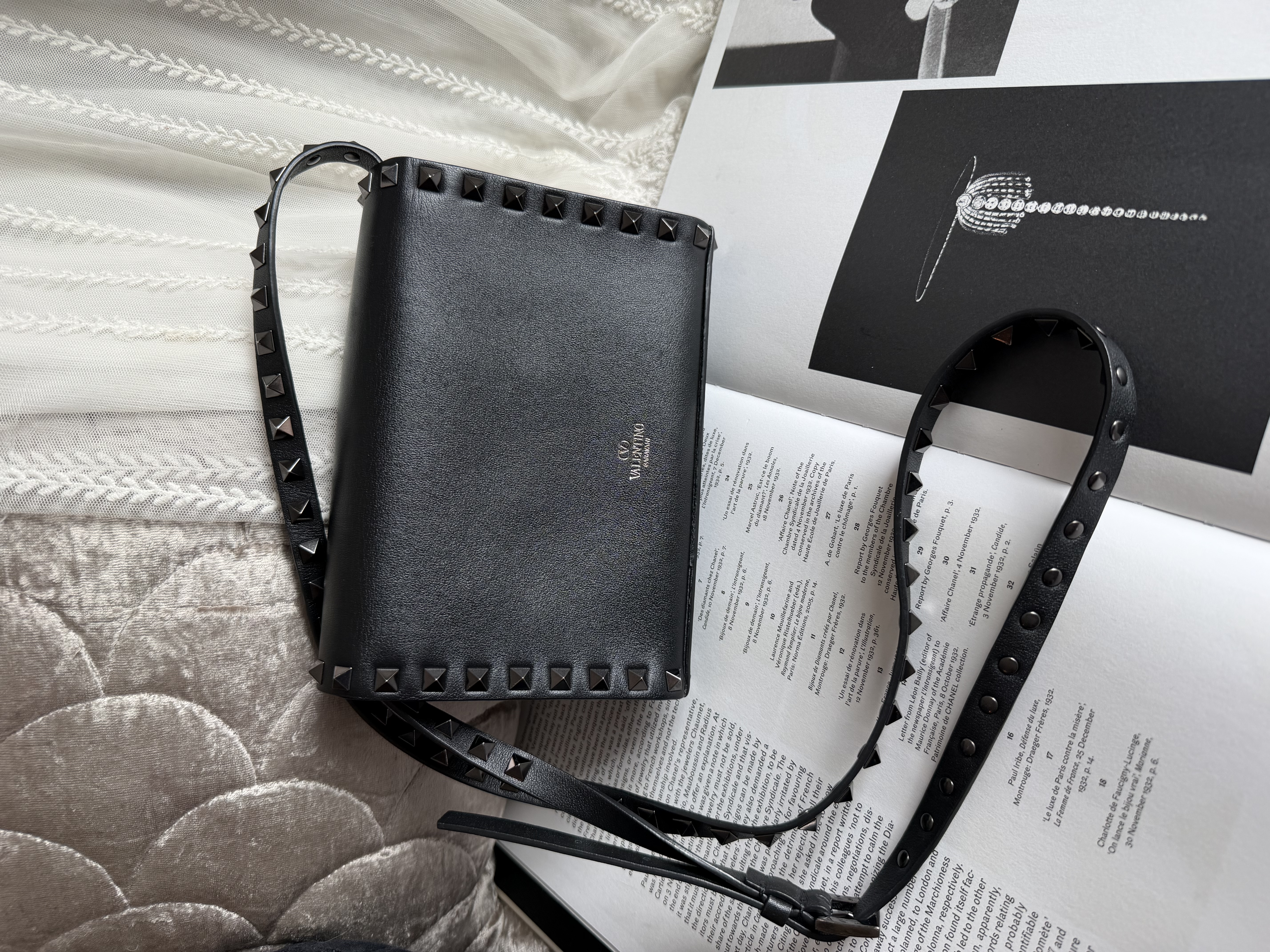 Valentino Garavani black Rockstud bag