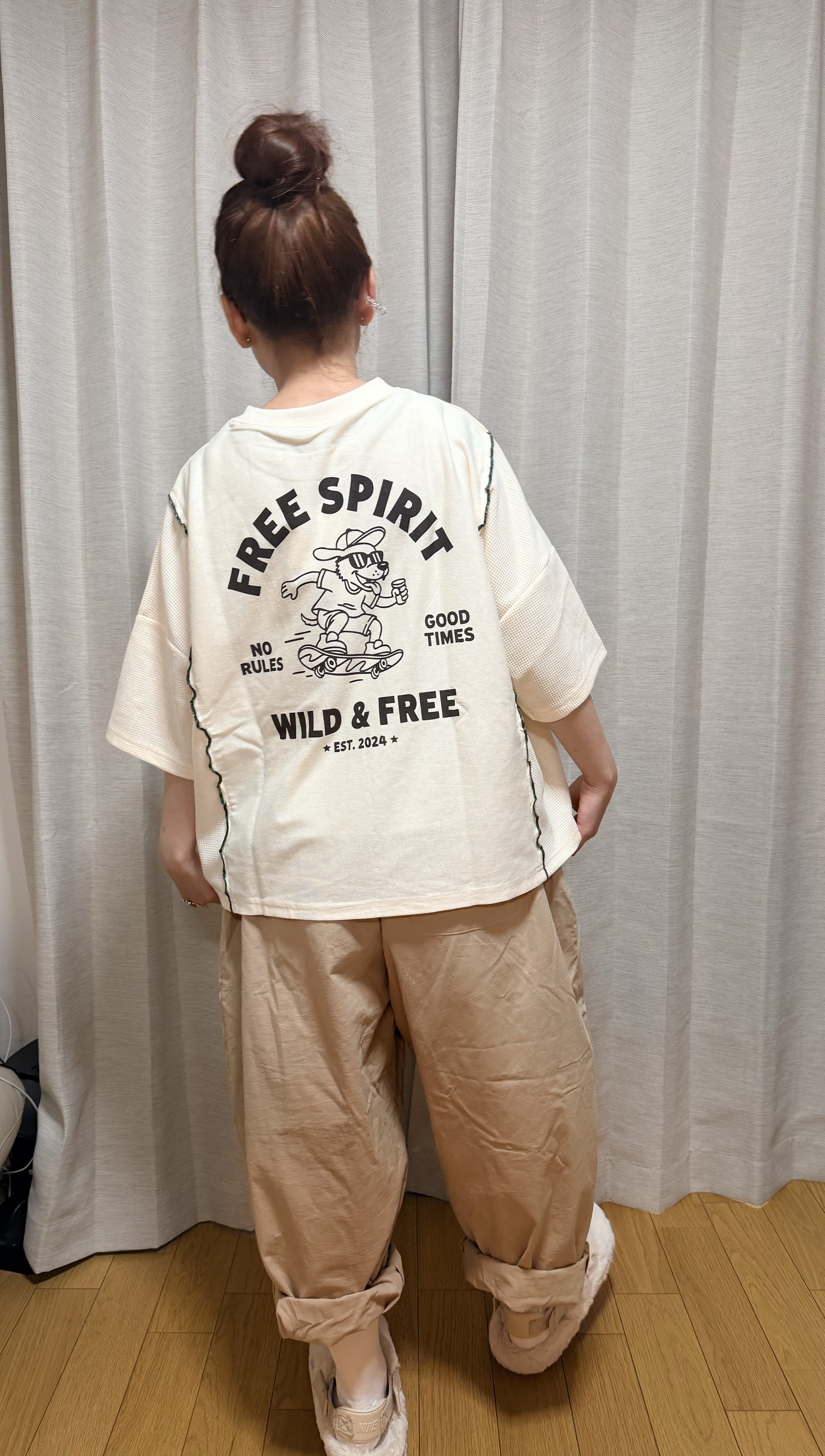日本拼款衫