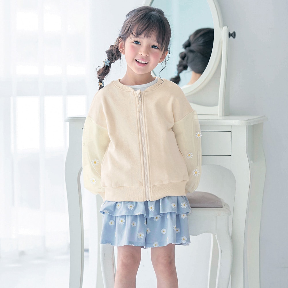 🆕【⭐訂購⭐】 🇯🇵日本直送🌀#GITA 花卉蕾絲袖 薄紗層疊 外套［2款選］🌀 [ELAA-0239] [260226]