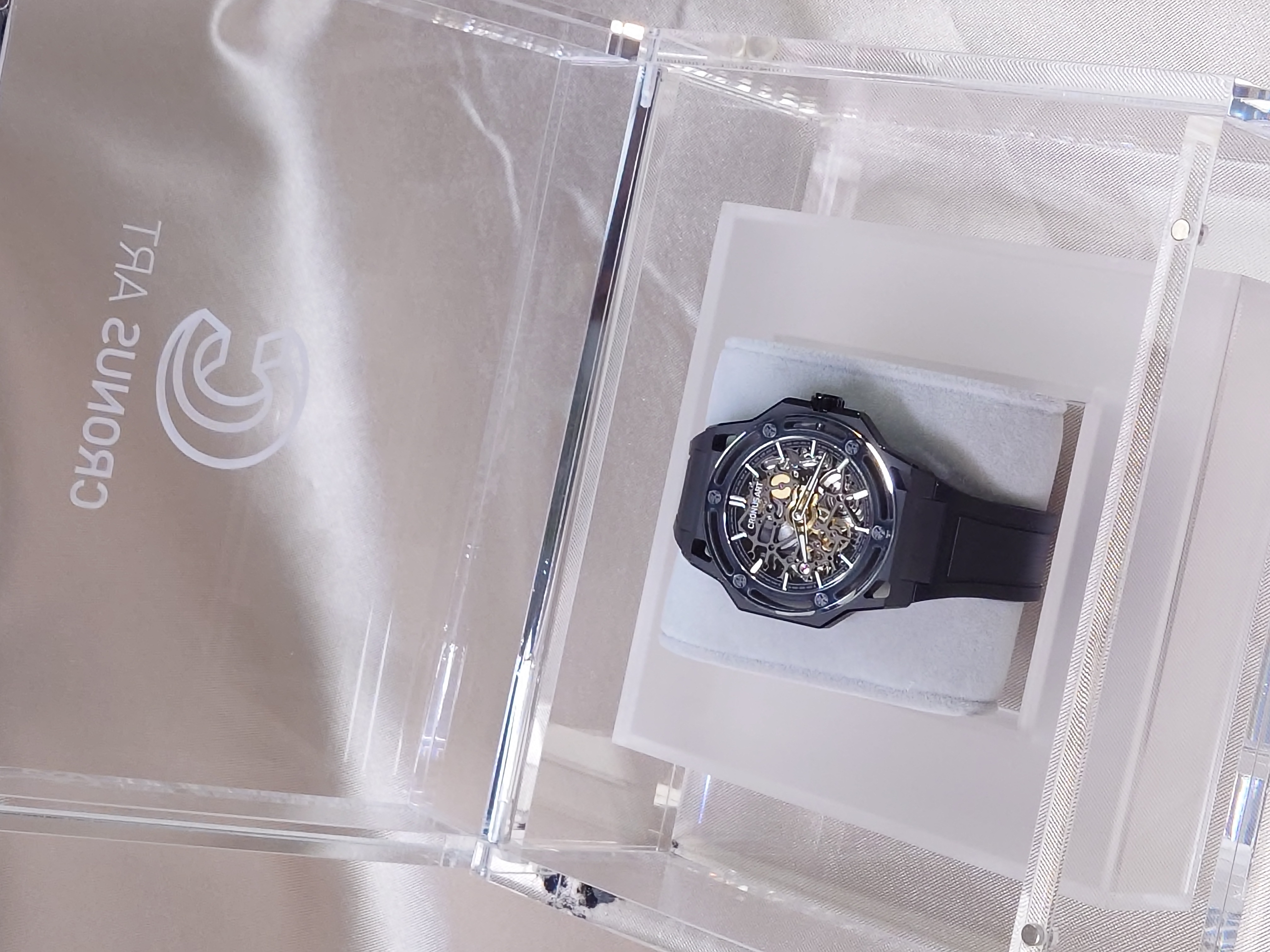 Cronus Art 探險者珍珠陀機械表 Black