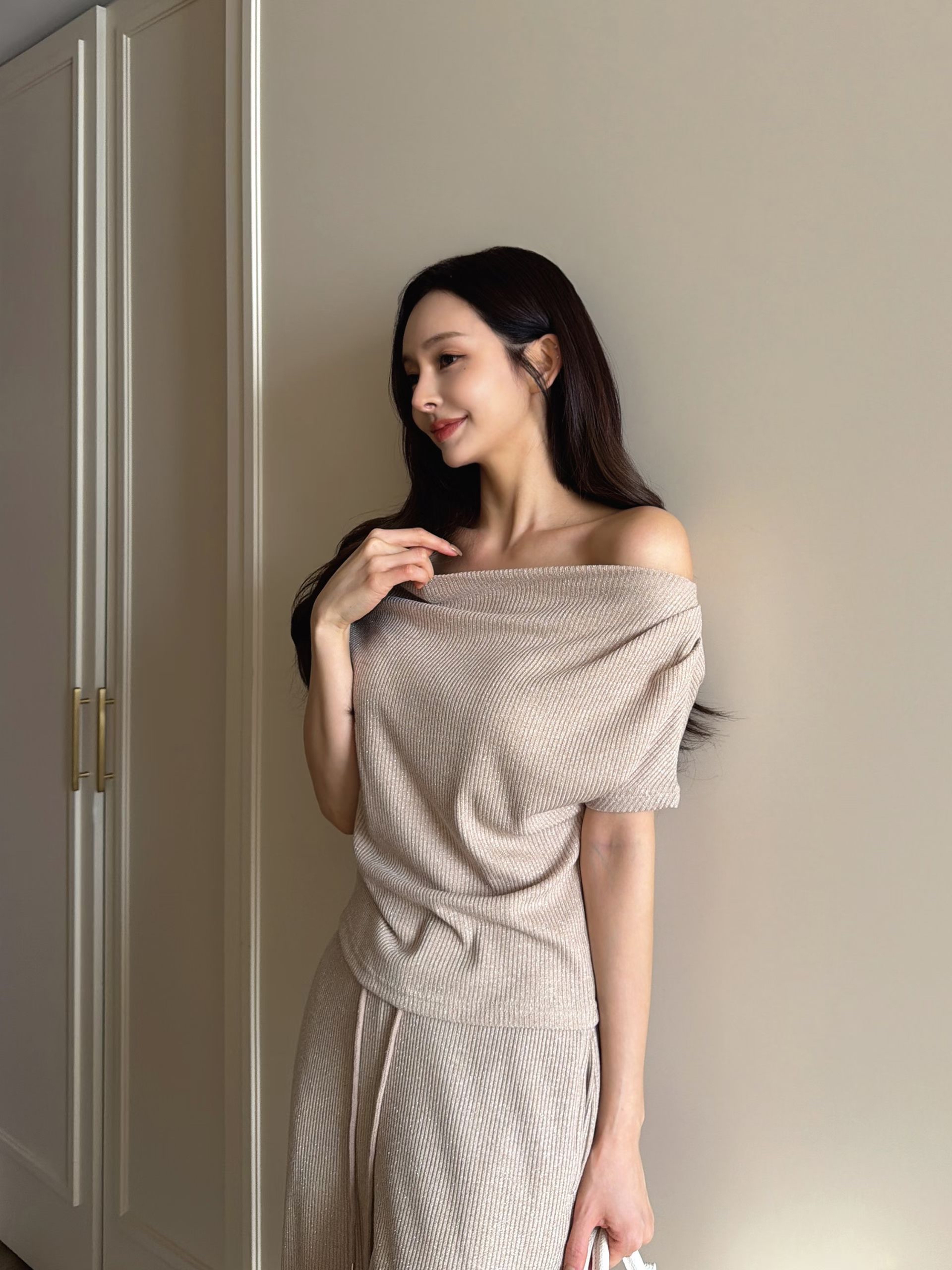 ♥︎Shimmer Draped Set*Special price*