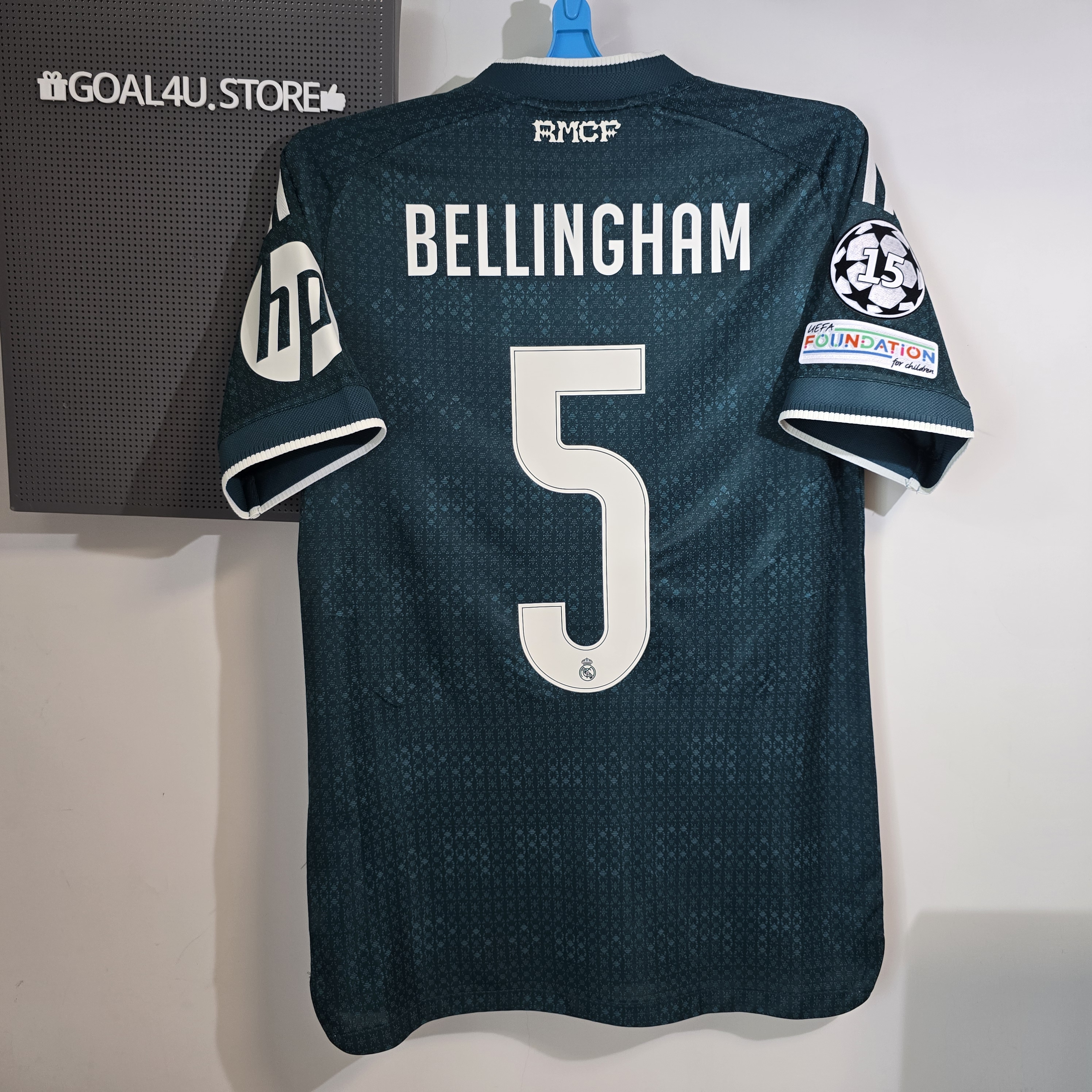 💚典雅的暗綠色調 Adidas Real Madrid 皇家馬德里 2026-27 作客球員版球衣 (可加印字章) JZ7219
