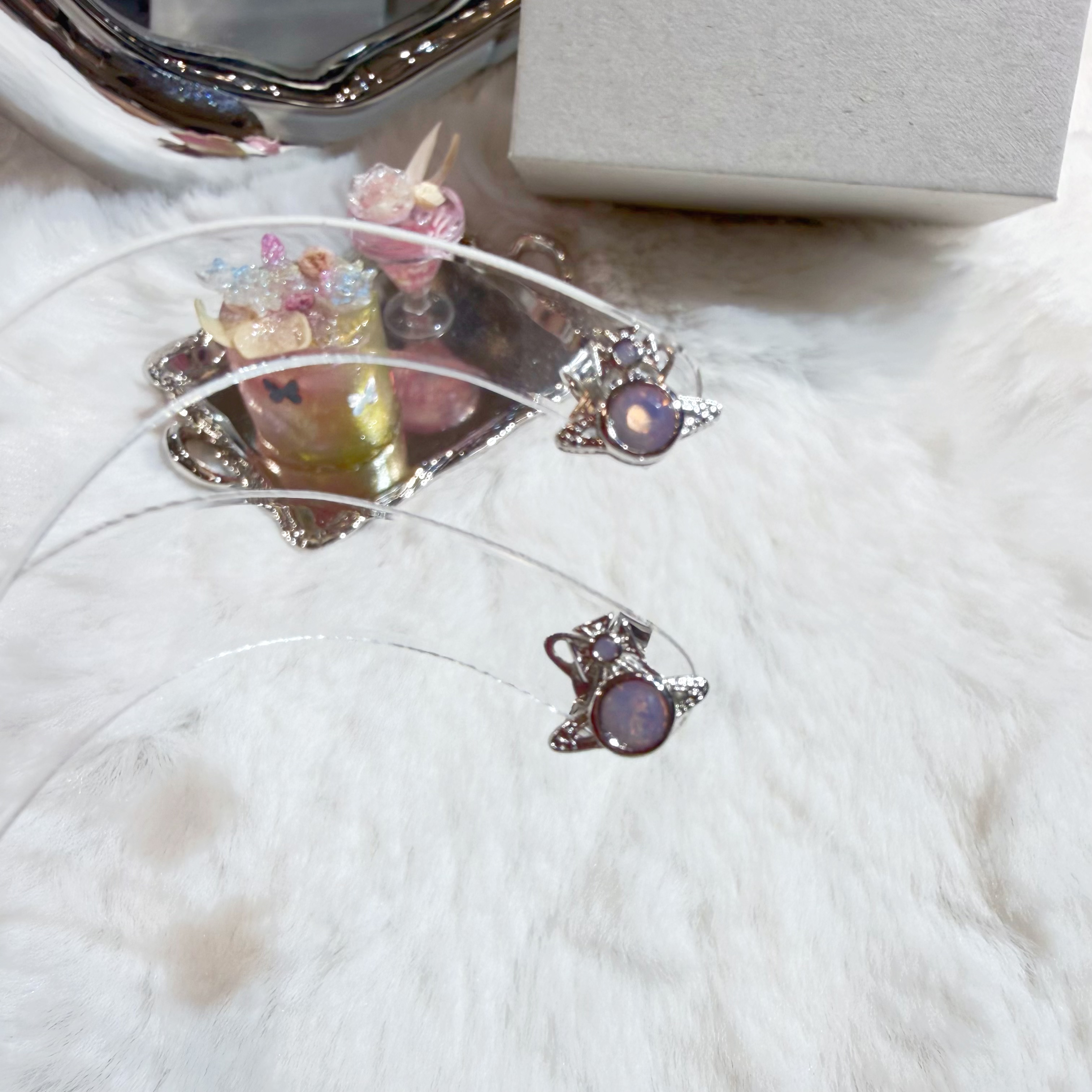 VW London earrings opal