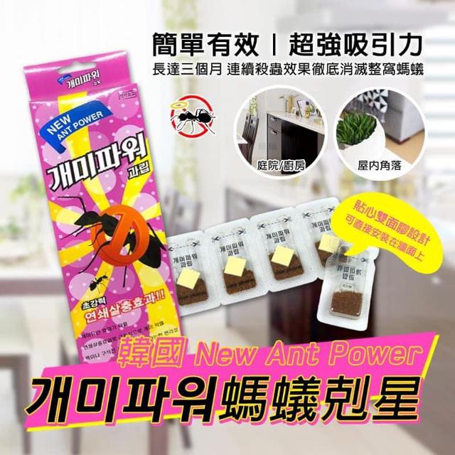 韓國🇰🇷直送✈️New Ant Power 螞蟻剋星 1g(5入/盒)