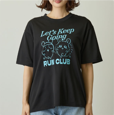 🌸 【預訂】短袖Tee(Run Club) - Chiikawa 25/5新品
