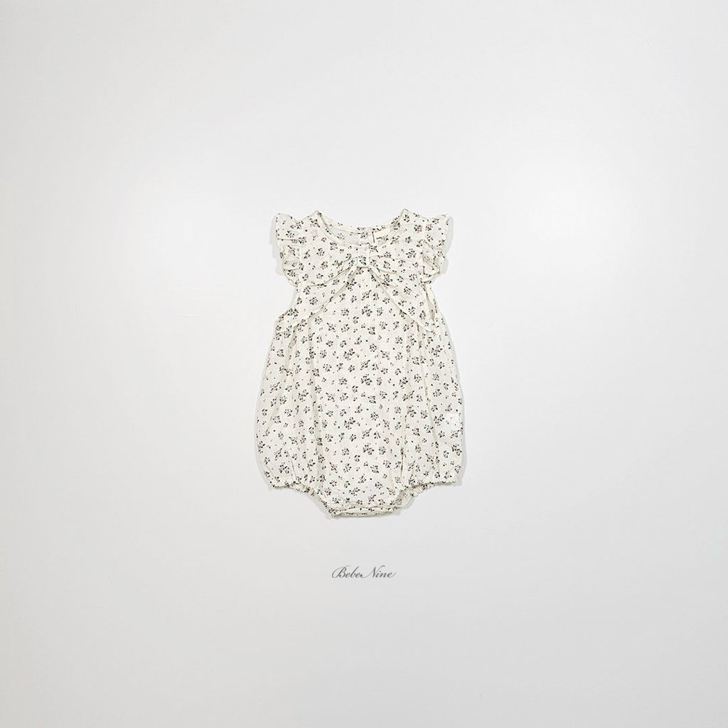 ☀️預訂 韓國直送☀️🇰🇷Bebenine兩色花卉蝴蝶結荷葉邊背心包屁衣