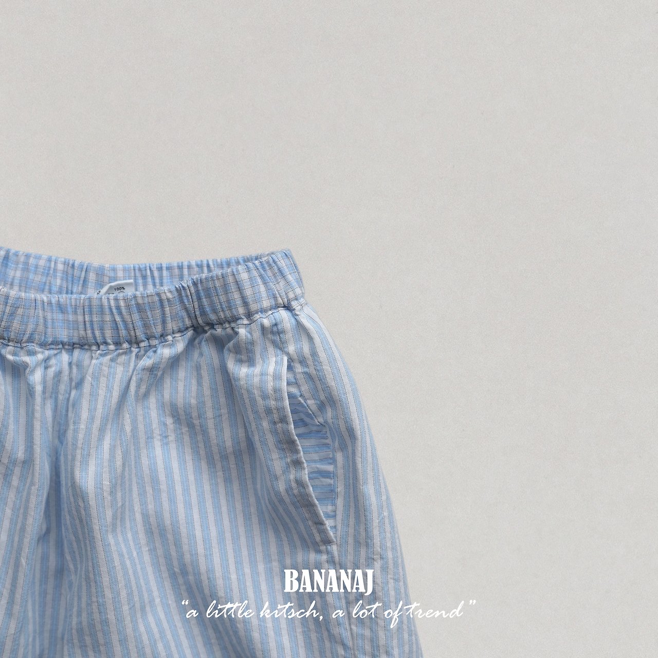 Bananaj | stripe pants (blue L110-120)