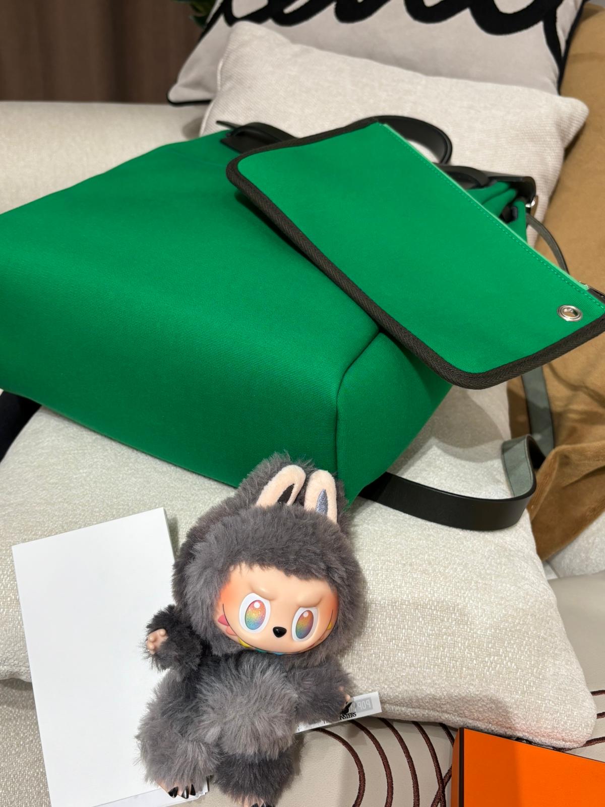 Hermes Herbag backpack Stamp Y 1K Bamboo 100%Authentic, 99%New ✅香港專門店收據✅Dust bag ✅Box