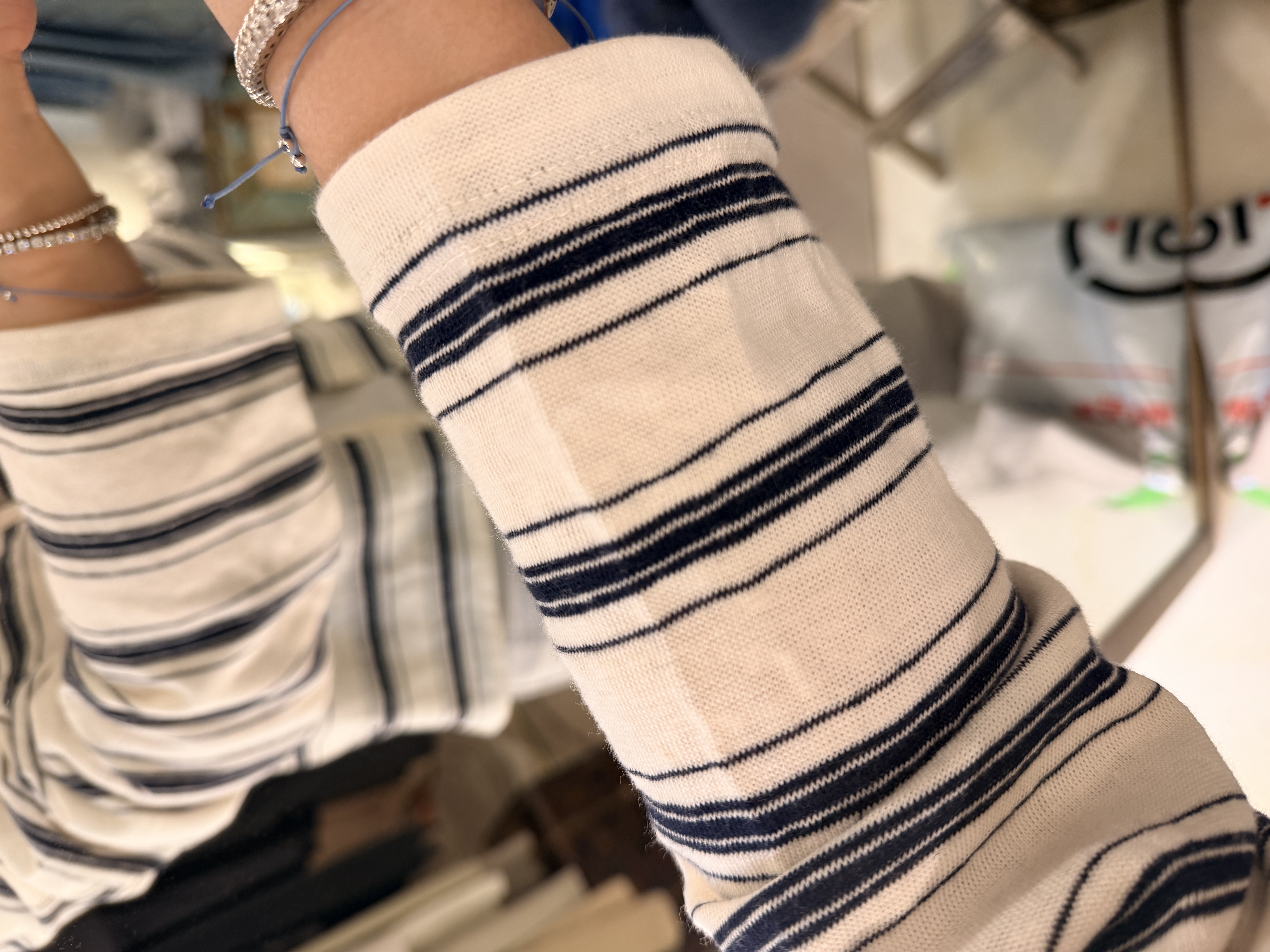 Stripe cardigan