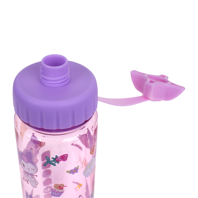 Kuromi 450ml BPA Free Water Bottle w/ 2 Openings Lid 膠水樽 (2開口設計)