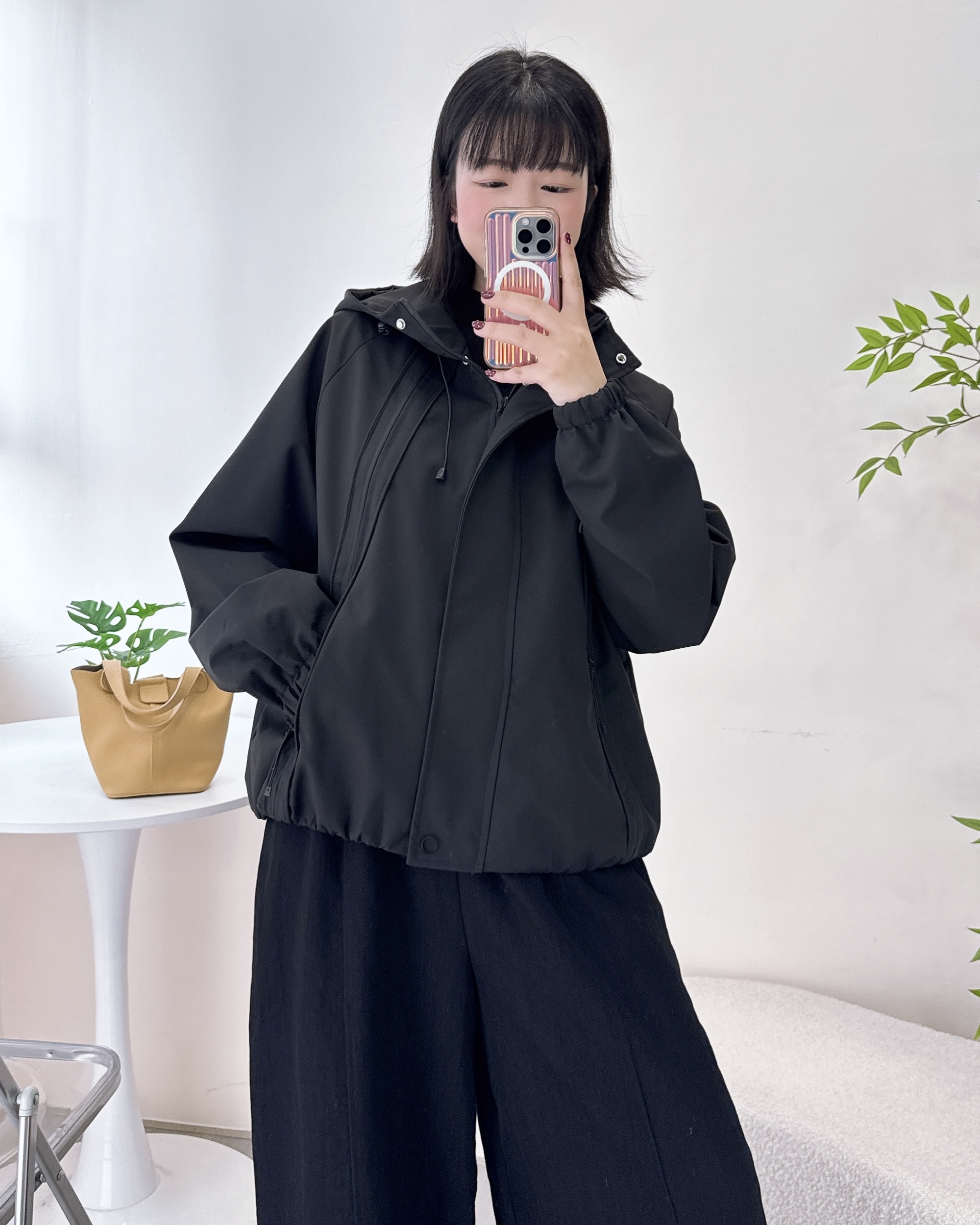 靚料超型防風有帽風褸 3色