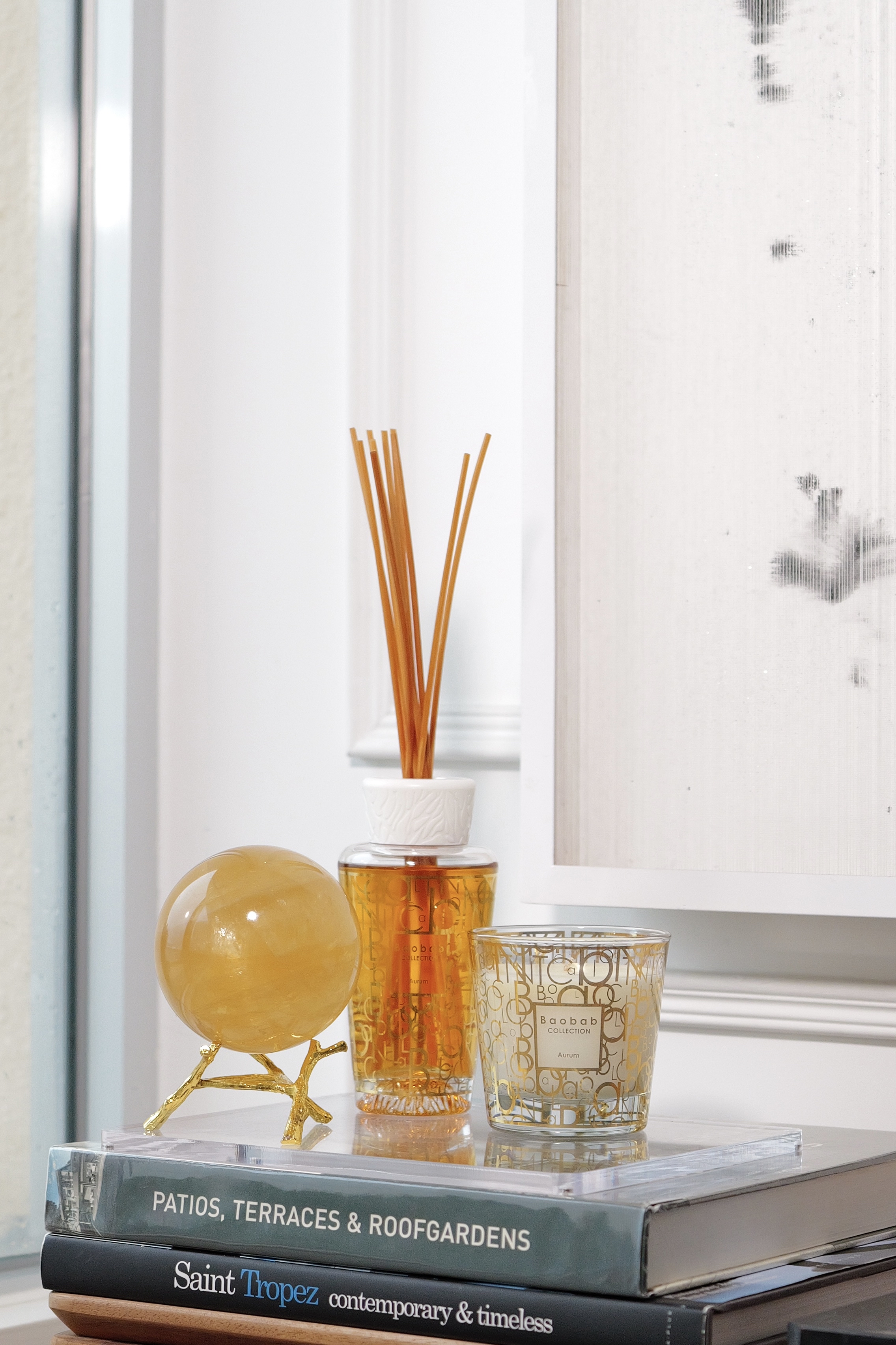 ༒ 9.2cm 1.1Kg+ 黃方解石球༒ CA.a086C28G1J6A-RA*68N