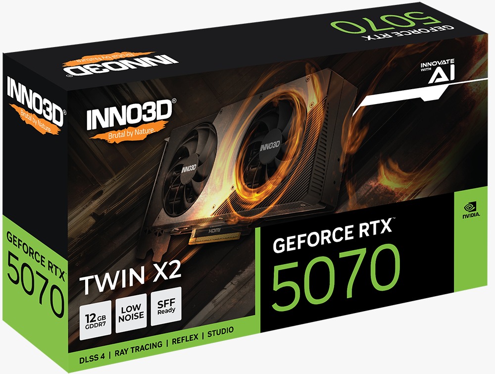 Inno3D GeForce RTX 5070 TWIN X2 12GB GDDR7