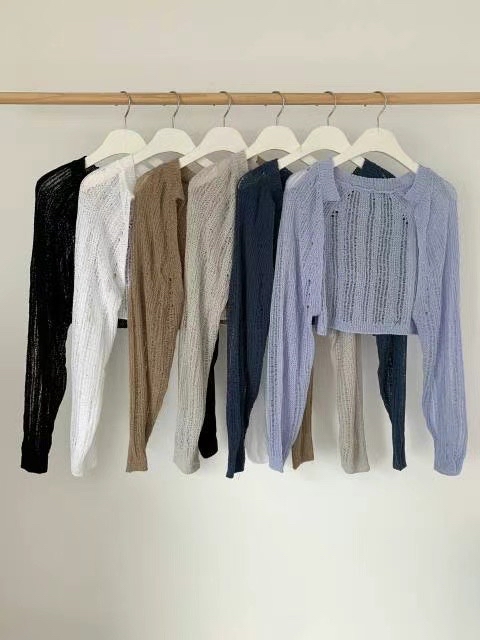 超高詢問度鏤空外套