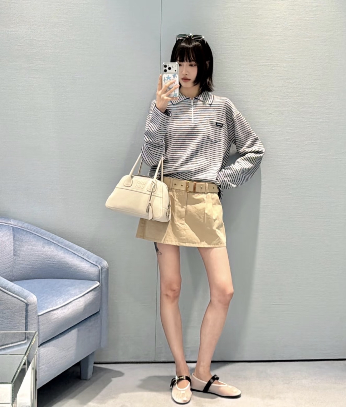 限時優惠✨訂貨🍒MIUMIU 白色網紗Maryjane   Size 36 36.5 37 39 40