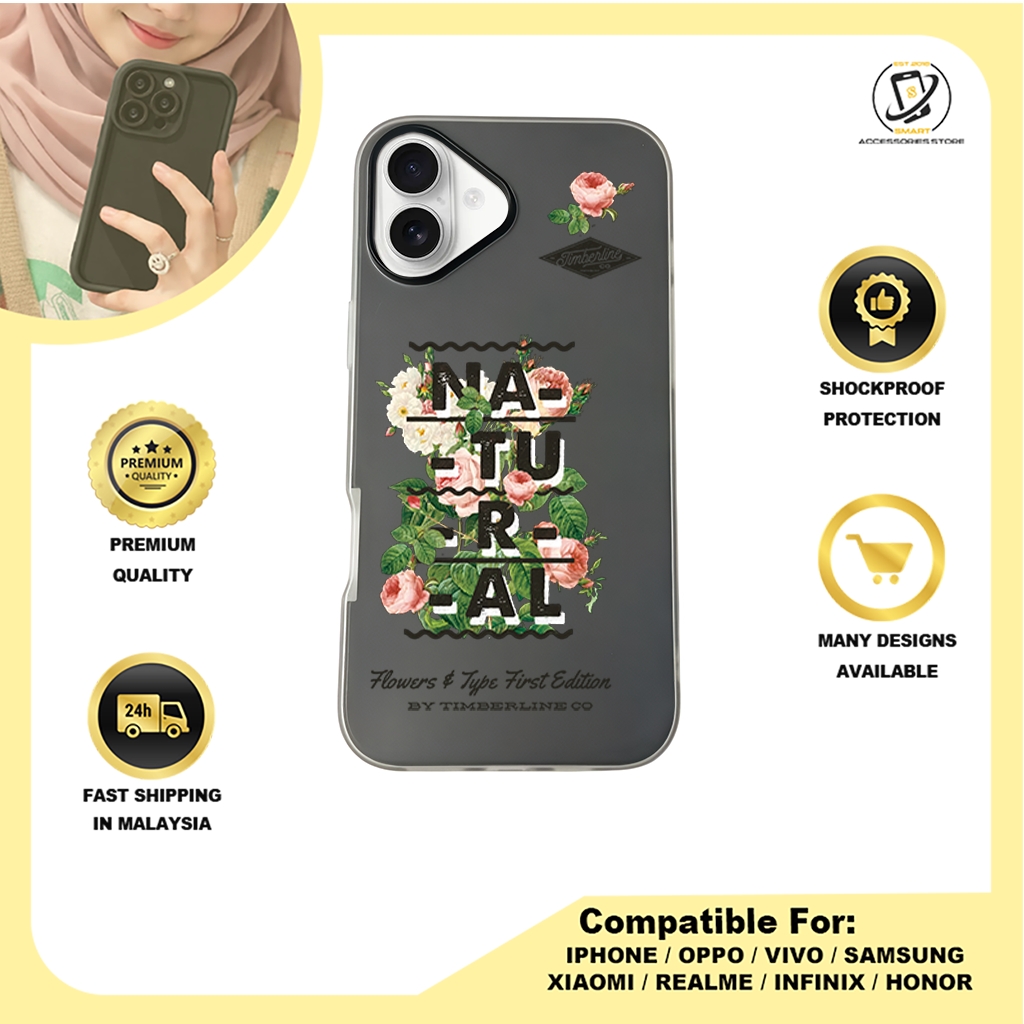 JELLY CASE PHONE FOR IPHONE - DESIGN FLOWER A5