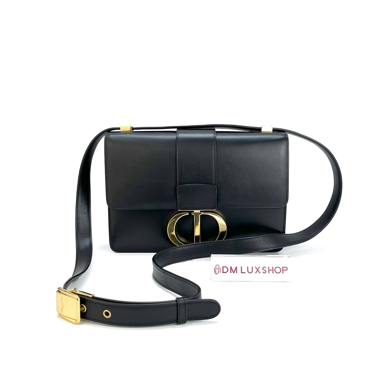 Dior Black Calfskin 30 Montaigne GHW