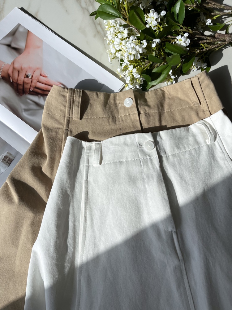 The Signature Flare Skirt (Ivory)