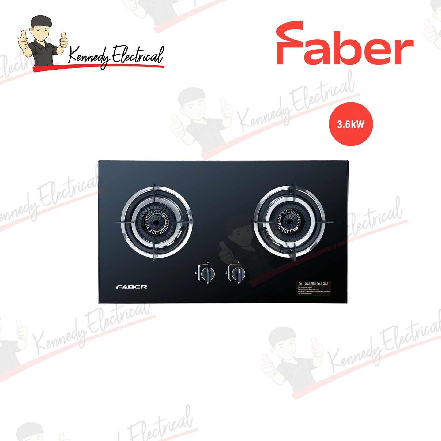 Faber Glass Cooker Lavin 2B/76BK