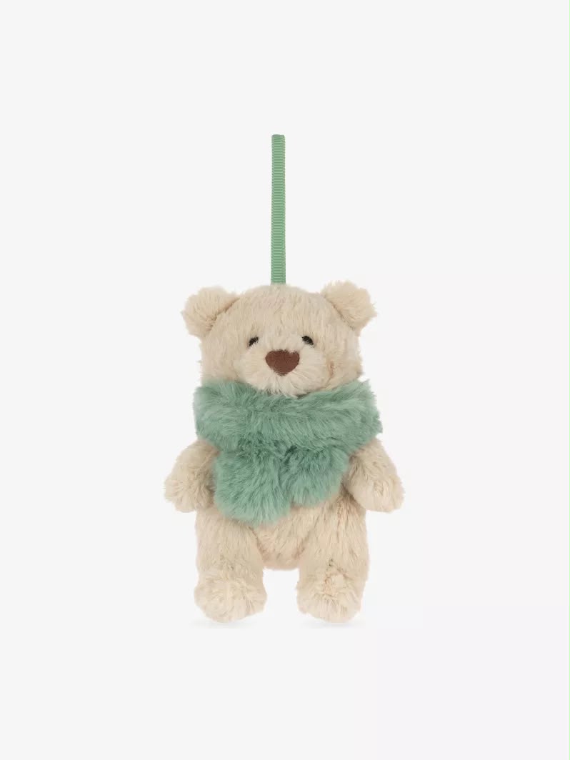 Bart Junior Winter Warmer Soft Toy Decoration 10cm 巴塞羅熊幼年聖誕樹吊飾