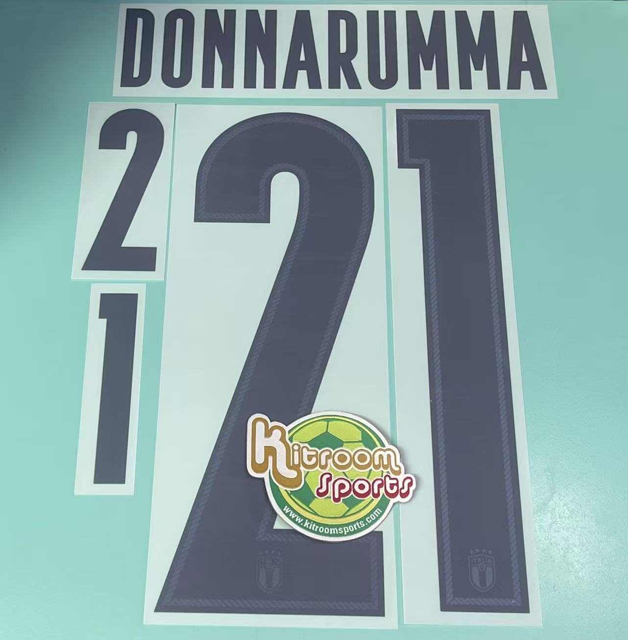 2020 Italy GK Nameset #21 DONNARUMMA